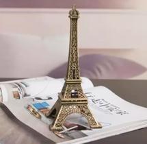 Enfeite Mini Torre Eiffel Metal Paris Decoração 15cm