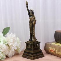 Enfeite Miniatura Estátua da Liberdade Decoração Metal 25cm Enfeite Miniatura Estátua da Liberdade Decoração Metal 25cm