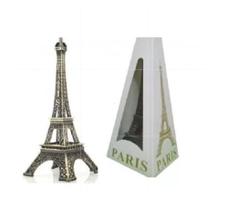 Enfeite Miniatura Torre Eiffel Metal Paris Decoração 18cm - Coisaria