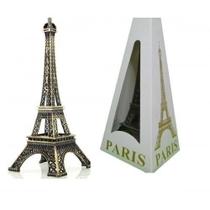 Enfeite Miniatura Torre Eiffel Metal Paris Decoração 25cm