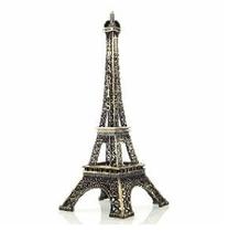 Enfeite Miniatura Torre Eiffel Metal Paris Decoração 25cm