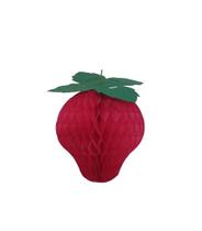 Enfeite Morango N1 Para Carnaval Vermelho 10cm