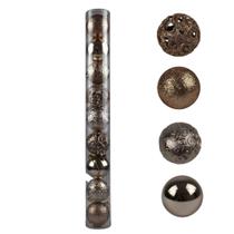 Enfeite Natal 9 Bolas Natal Mista Textura Arabescos Rena 6cm champagne Luxo Enfeite Natal 9 Bolas Natal Mista Textura Arabescos Rena 6cm champagne Luxo