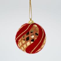 Enfeite Natal Bola Vermelha Decorativa Arvore Natal 6cm 6pçs - Gici Decor