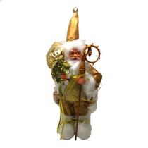 Enfeite Natal Boneco Papai Noel Decoração Natalina Luxo 30cm
