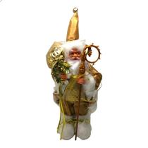Enfeite Natal Boneco Papai Noel Luxo Decoração Natalina 30cm