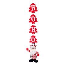 Enfeite Natal Boneco Papai Noel Pendente Decoração Natalina