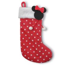 Enfeite Natal Bota da Minnie com Poá 1un 48cm 1015842