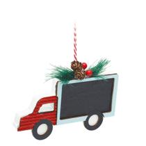 Enfeite Natal Em Formato De Caminhão 10x14x2cm 1923305 - Cromus