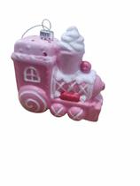 Enfeite natal pendurar trem (rosa) 9,3x5,4x9,2cm (9012003) Enfeite natal pendurar trem (rosa) 9,3x5,4x9,2cm (9012003)