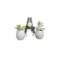 Enfeite Natal Pote/Vaso Plantas Objetos Lindo Presente Único