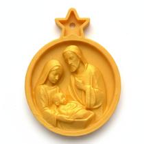 Enfeite Natal Sagrada Família Abençoada - Presépio Enfeite Natal Sagrada Família Abençoada - Presépio
