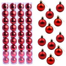 Enfeite Natalino 48 Bolas Brilho Fosco Árvore Natal Kit Prático Decorar Ambientes Festivos Casa Sala Escritório Hall Guirlanda Enfeite Natalino 48 Bolas Brilho Fosco Árvore Natal Kit Prático Decorar Ambientes Festivos Casa Sala Escritório Hall Guirlanda