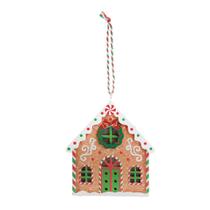 Enfeite Natalino Casa Gingerbread com Led 1un 10x9cm 1003771