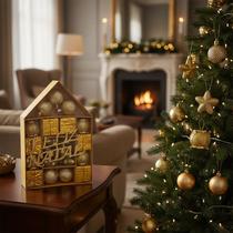 Enfeite Natalino Feliz Natal Kit Com 22 Peças