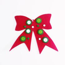 Enfeite Natalino - Laço c/ Bolinha 1pç Enfeite Natalino - Laço c/ Bolinha 1pç