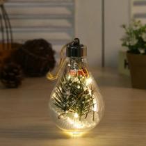 Enfeite natalino lampada led árvore natal decoração luz galhos m3