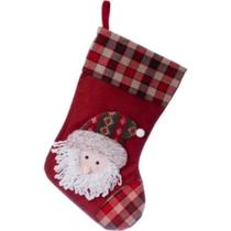 Enfeite natalino meia estilo bota papai noel barbudo - haifa/bf Enfeite natalino meia estilo bota papai noel barbudo - haifa/bf