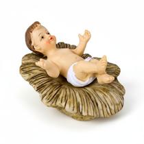 Enfeite Natalino Menino Jesus na Manjedoura Decoração Natal Enfeite Natalino Menino Jesus na Manjedoura Decoração Natal