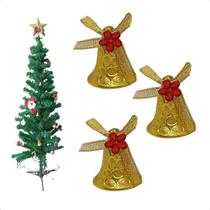 Enfeite Natatalino Para Arvore de Natal 3 Sinos de Belém Enfeite Natatalino Para Arvore de Natal 3 Sinos de Belém