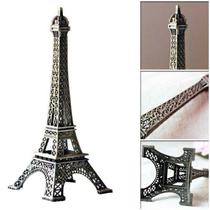 Enfeite Ornamental Miniatura Torre Eiffel Metal Paris 18cm