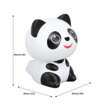 Enfeite ornamento de energia solar panda escultura acenando decorativa Enfeite ornamento de energia solar panda escultura acenando decorativa