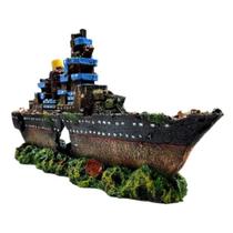 Enfeite Oxigenador Para Aquários Barco À Vapor