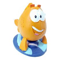 Enfeite p/ aquario resina bubble guppies mr. grouper - un