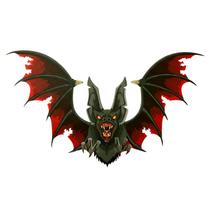 Enfeite Painel Morcego Halloween Alto Relevo - 01 unid Enfeite Painel Morcego Halloween Alto Relevo - 01 unid