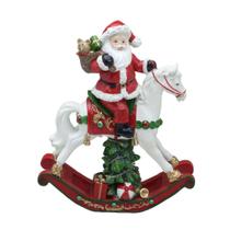 Enfeite Papai Noel Carrossel 18cm Espressione Christmas