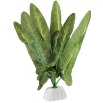 Enfeite para aquário planta de seda Verde 21cm VigoAr Enfeite para aquário planta de seda Verde 21cm VigoAr