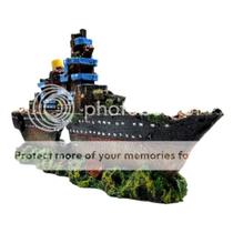 Enfeite Para Aquários Barco À Vapor Enfeite Para Aquários Barco À Vapor