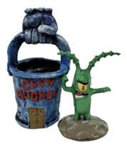 Enfeite Para Aquários E Ambientes Balde De Lixo + Plancton Enfeite Para Aquários E Ambientes Balde De Lixo + Plancton