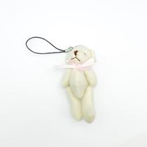 Enfeite para Chaveiro Urso com Laço Rosa 7cm MC0024 - Unidade Enfeite para Chaveiro Urso com Laço Rosa 7cm MC0024 - Unidade