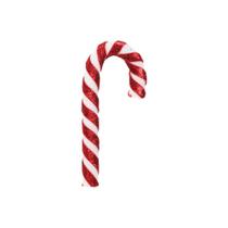 Enfeite para Pendurar Candy Cane Vermelho e Branco 15cm - Cromus: 1207441