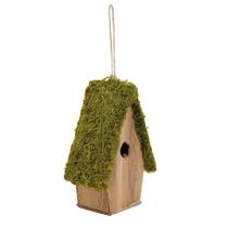 Enfeite para Pendurar - Casa de Passarinho Rústica - 16cm - 1 unidade - Cromus - Rizzo