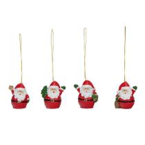 Enfeite Para Pendurar De Natal - Clássico Noel - 8 unidades - Cromus - Rizzo