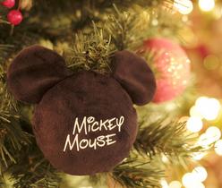 Enfeite para Pendurar Mickey Mouse Assinatura 15cm - 01 unidade Natal Disney - Cromus - Rizzo