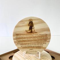 Enfeite Para Sala Quadro Decorativo de Madeira Pinos São Francisco De Assis