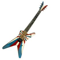 Enfeite Parede Guitarra Metal 0,90x0,28cms Bom Years