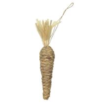 Enfeite pascoa cenoura bege decor 28cm