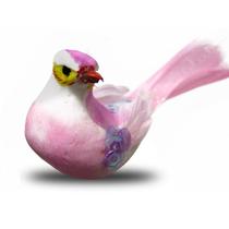 Enfeite Passarinhos kit com 36pçs de 12cm Penas Rosa com Presilha para fixar na Decoração Enfeite Passarinhos kit com 36pçs de 12cm Penas Rosa com Presilha para fixar na Decoração