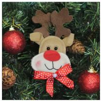 Enfeite Pendente Para árvore De Natal Rena 13cm 12 Unidades