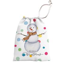 Enfeite pendente sacola bota meia natal - boneco de neve natal - casinha 4