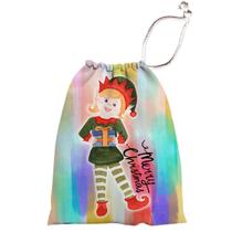 Enfeite pendente sacola bota meia natal - duende natal - casinha 4