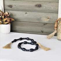 Enfeite pendurado Cheung's Akaida Wooden Bead Tassel Enfeite pendurado Cheung's Akaida Wooden Bead Tassel