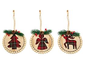 Enfeite Pendurar Decoração Árvore Natal Pendente Com Arranjo Sortido 1un Enfeite Pendurar Decoração Árvore Natal Pendente Com Arranjo Sortido 1un