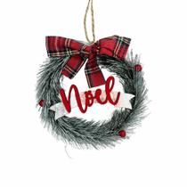 Enfeite Pendurar Guirlanda Noel Xadrez Natal