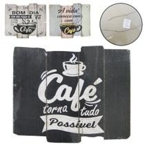Enfeite placa de madeira frases sortidas para pendurar 30x25,5cm - Fwb Enfeite placa de madeira frases sortidas para pendurar 30x25,5cm - Fwb