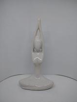 Enfeite Porcelana Estatueta Posição De Yoga - InterPonte